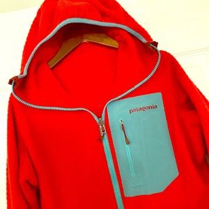 Patagonia reversible zip up fleece size small